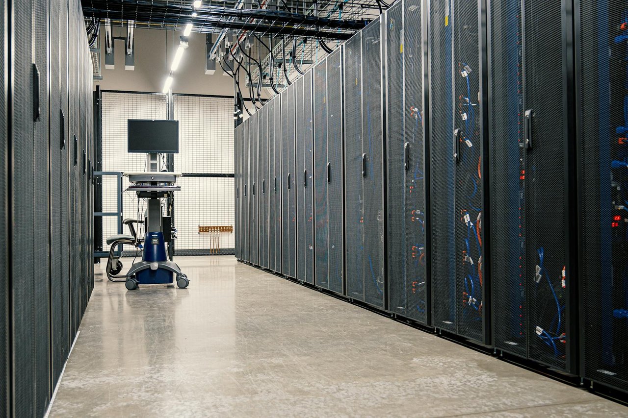 Secure server infrastructure with encryption and monitoring systems
