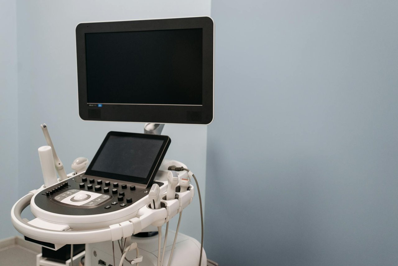 Modern secure healthcare facility with advanced technology